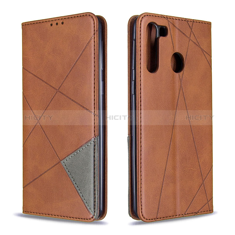 Handytasche Stand Schutzhülle Flip Leder Hülle B07F für Samsung Galaxy A21 groß