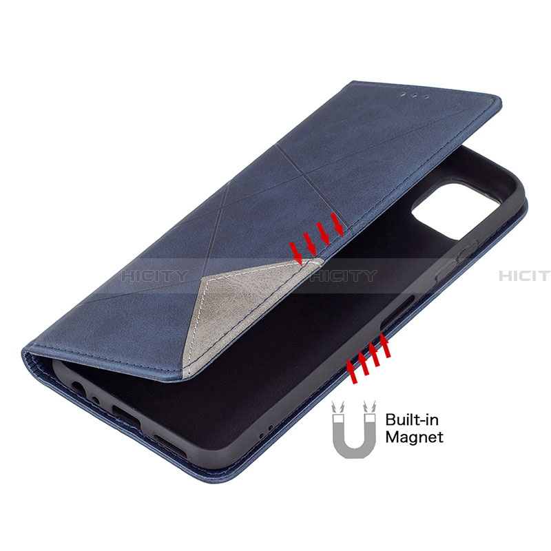 Handytasche Stand Schutzhülle Flip Leder Hülle B07F für Samsung Galaxy A22 5G groß