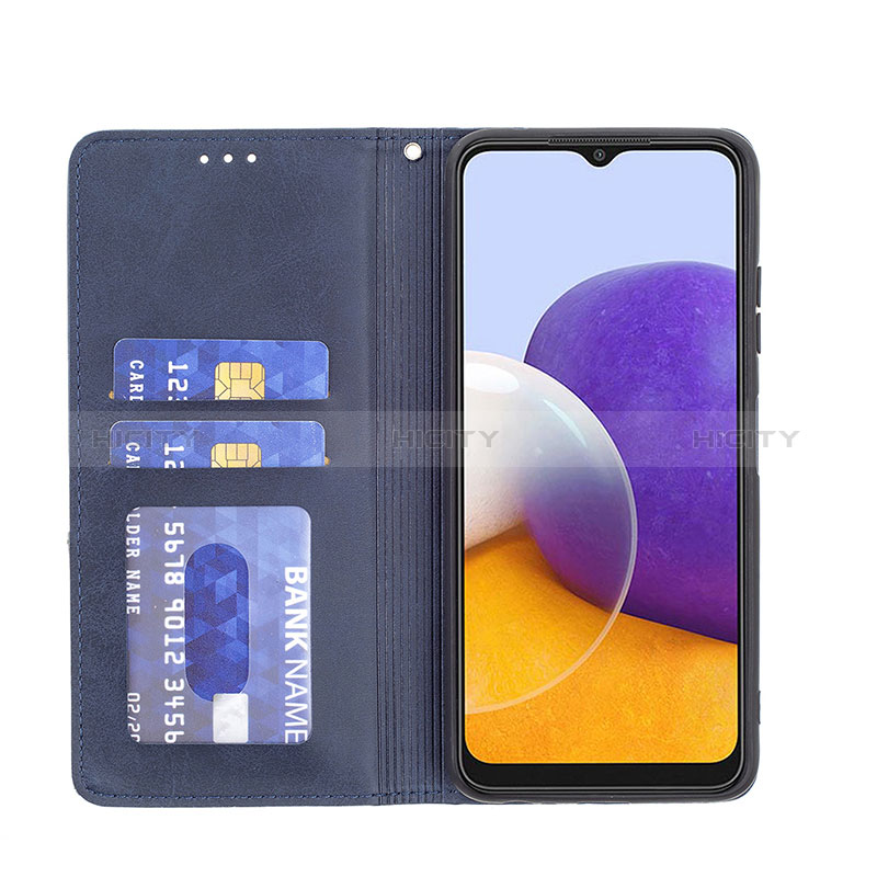 Handytasche Stand Schutzhülle Flip Leder Hülle B07F für Samsung Galaxy A22s 5G