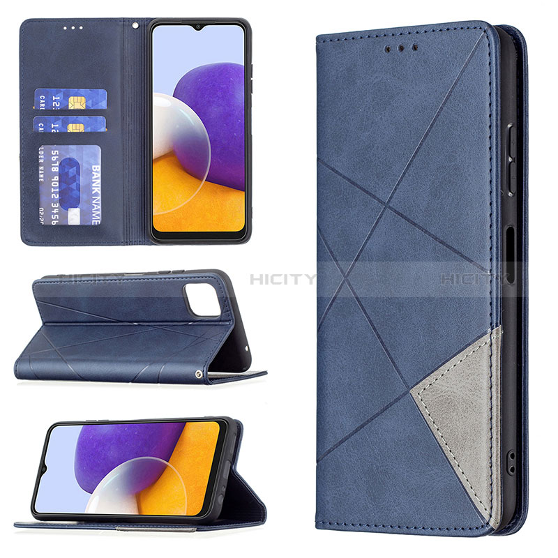 Handytasche Stand Schutzhülle Flip Leder Hülle B07F für Samsung Galaxy A22s 5G