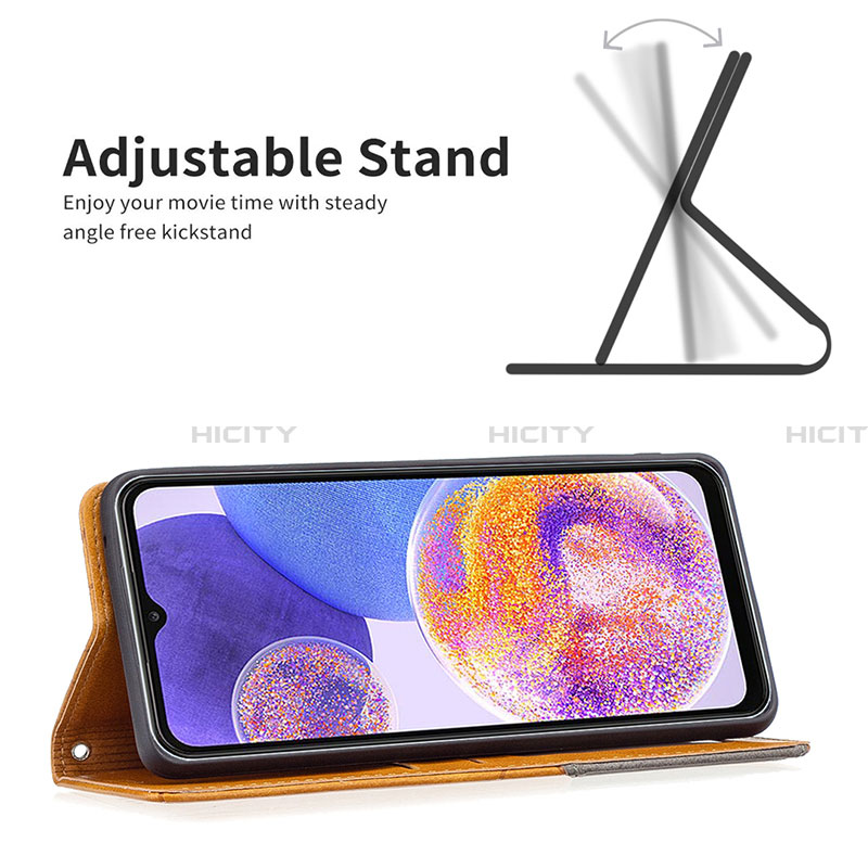 Handytasche Stand Schutzhülle Flip Leder Hülle B07F für Samsung Galaxy A23 4G