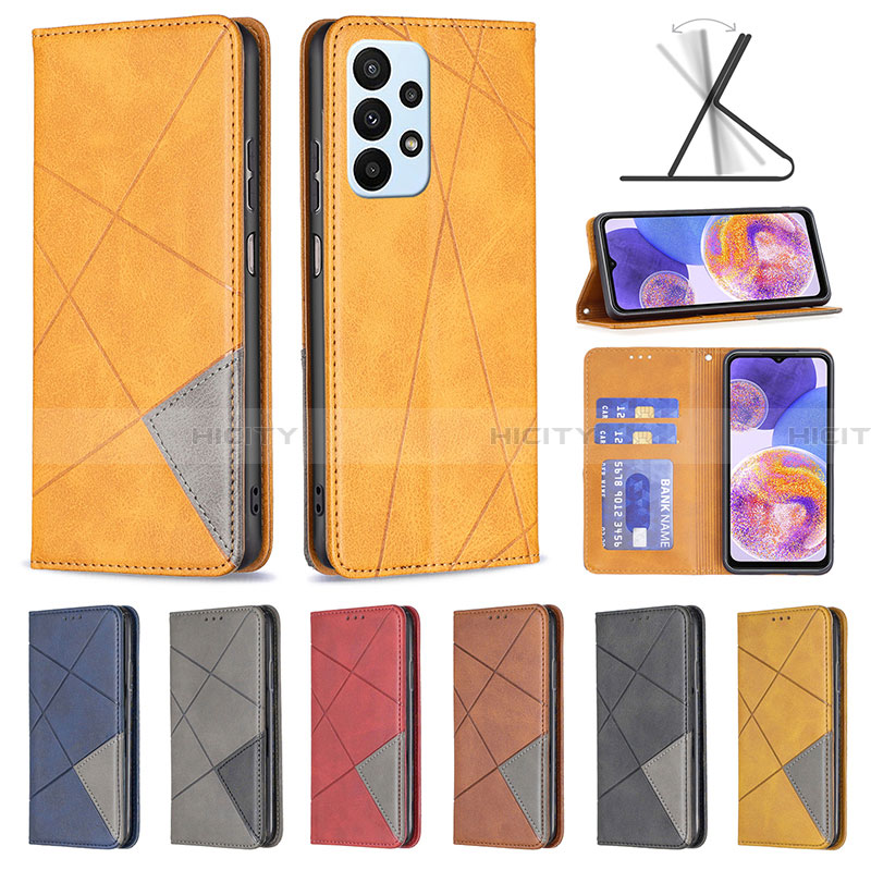 Handytasche Stand Schutzhülle Flip Leder Hülle B07F für Samsung Galaxy A23 4G