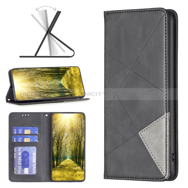 Handytasche Stand Schutzhülle Flip Leder Hülle B07F für Samsung Galaxy A23e 5G groß