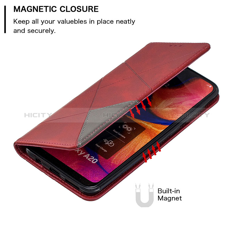 Handytasche Stand Schutzhülle Flip Leder Hülle B07F für Samsung Galaxy A30