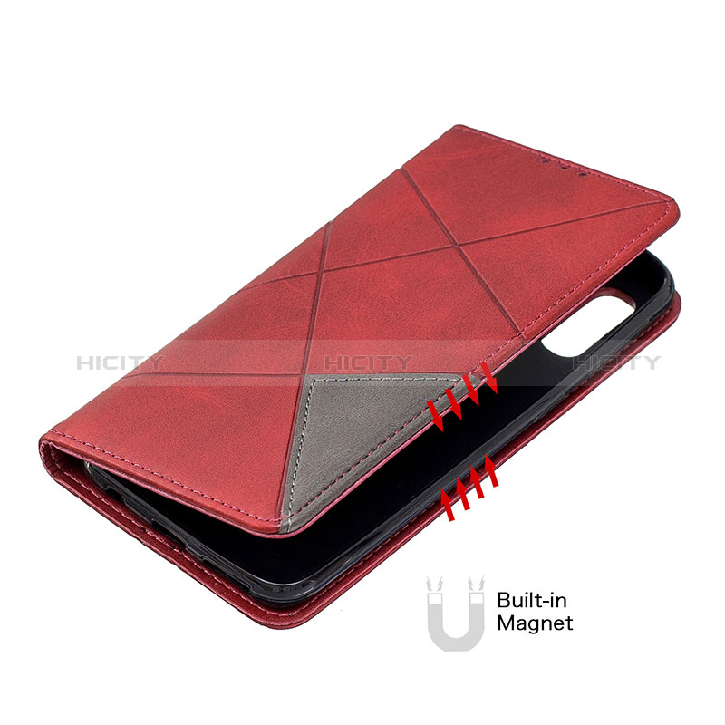 Handytasche Stand Schutzhülle Flip Leder Hülle B07F für Samsung Galaxy A40 groß