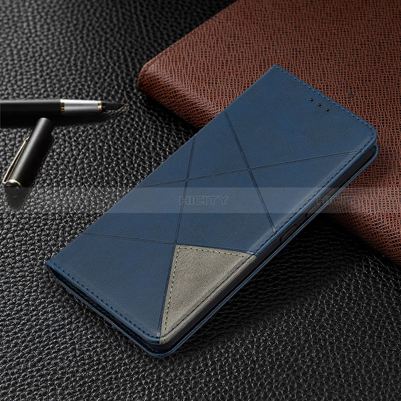 Handytasche Stand Schutzhülle Flip Leder Hülle B07F für Samsung Galaxy A42 5G groß