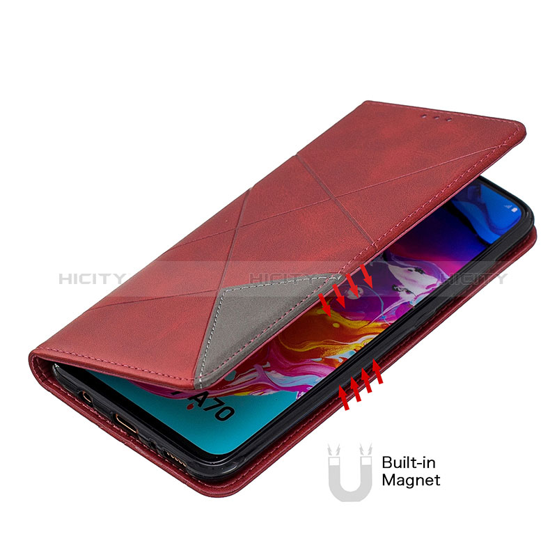 Handytasche Stand Schutzhülle Flip Leder Hülle B07F für Samsung Galaxy A70S