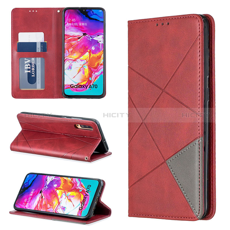 Handytasche Stand Schutzhülle Flip Leder Hülle B07F für Samsung Galaxy A70S