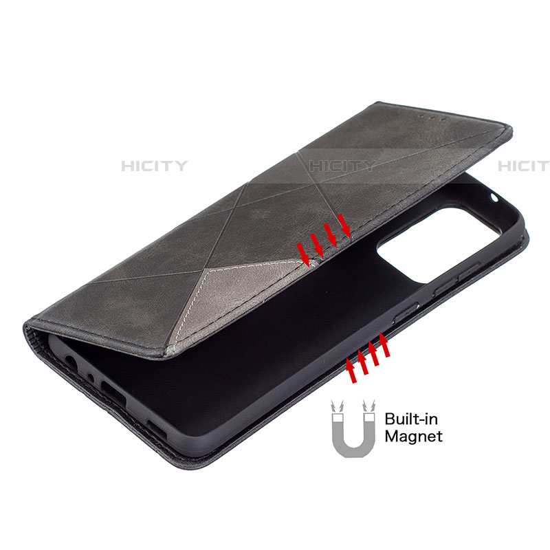 Handytasche Stand Schutzhülle Flip Leder Hülle B07F für Samsung Galaxy A72 5G groß