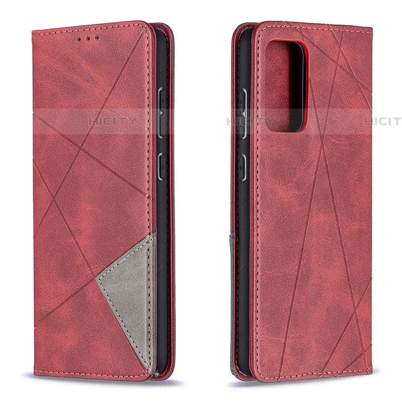 Handytasche Stand Schutzhülle Flip Leder Hülle B07F für Samsung Galaxy A72 5G Rot