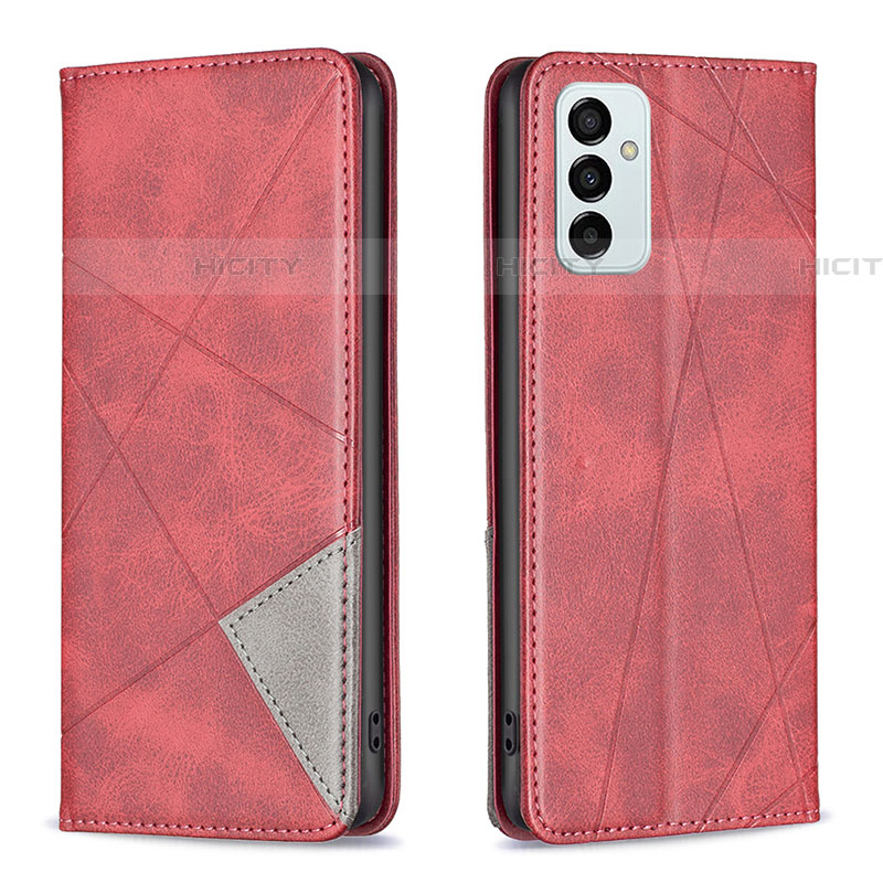 Handytasche Stand Schutzhülle Flip Leder Hülle B07F für Samsung Galaxy F23 5G Rot