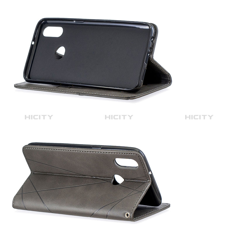 Handytasche Stand Schutzhülle Flip Leder Hülle B07F für Samsung Galaxy M01s groß