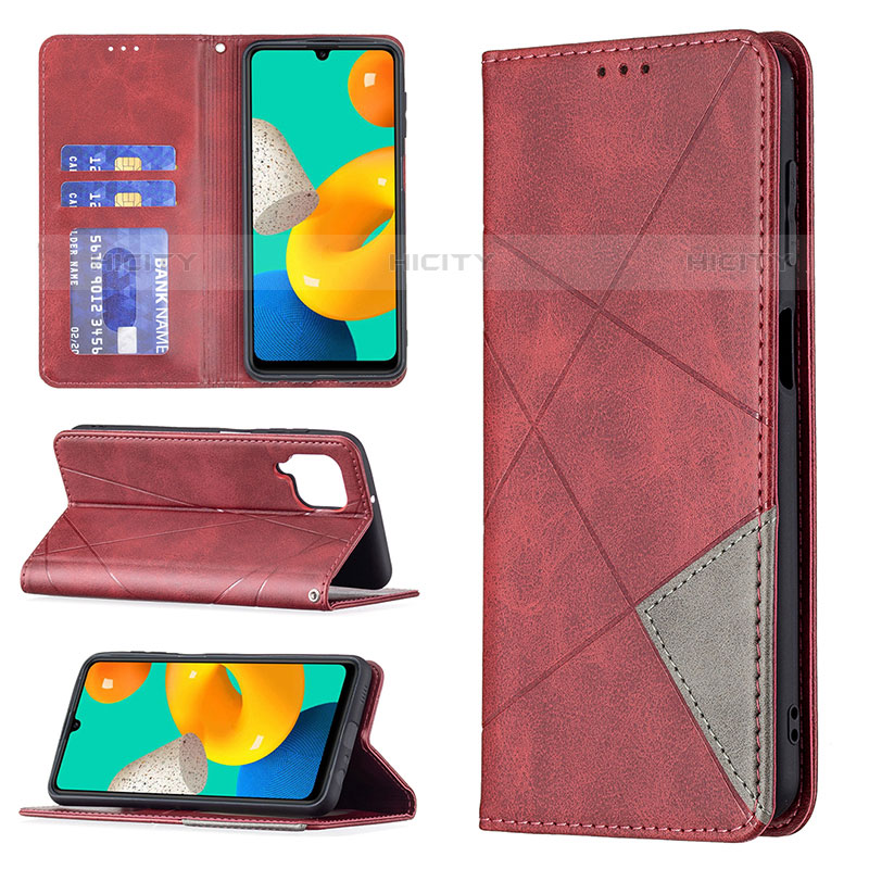 Handytasche Stand Schutzhülle Flip Leder Hülle B07F für Samsung Galaxy M32 4G