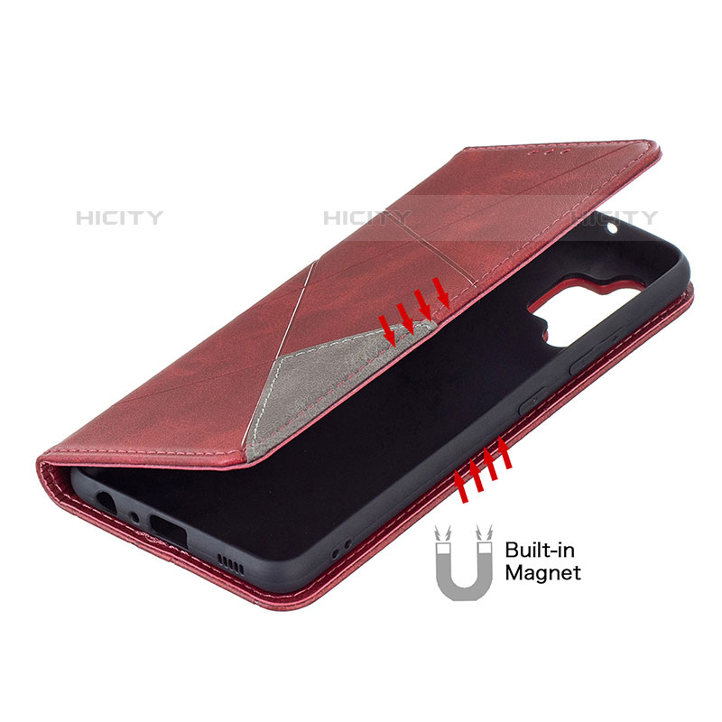 Handytasche Stand Schutzhülle Flip Leder Hülle B07F für Samsung Galaxy M32 5G