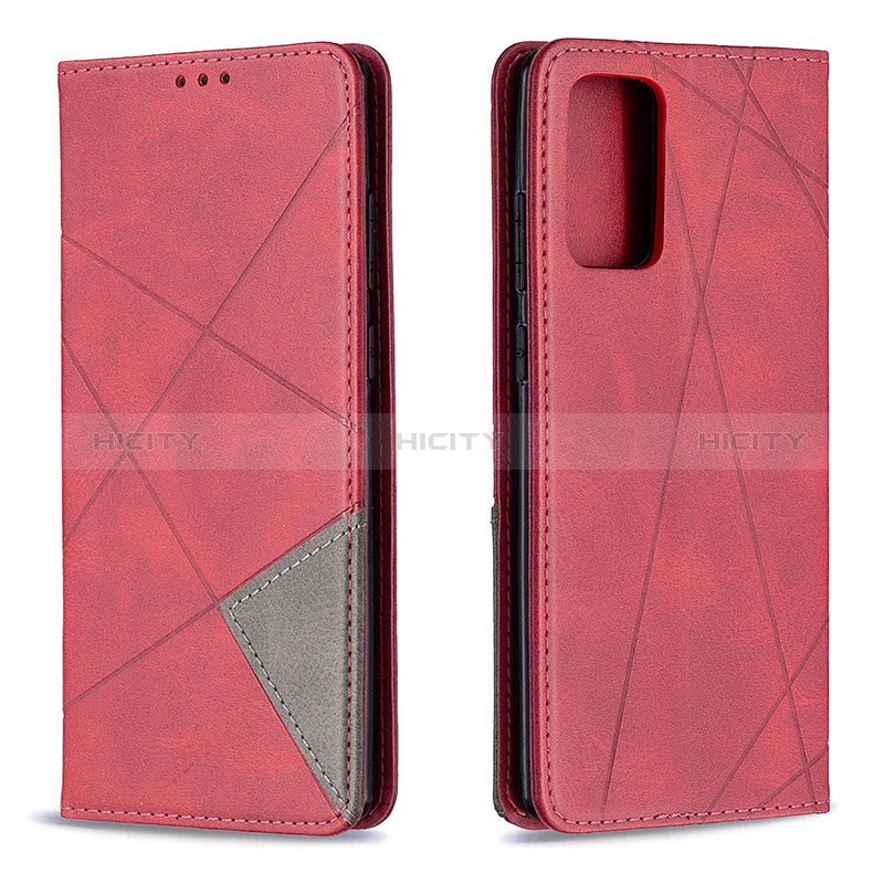 Handytasche Stand Schutzhülle Flip Leder Hülle B07F für Samsung Galaxy Note 20 5G Rot Plus