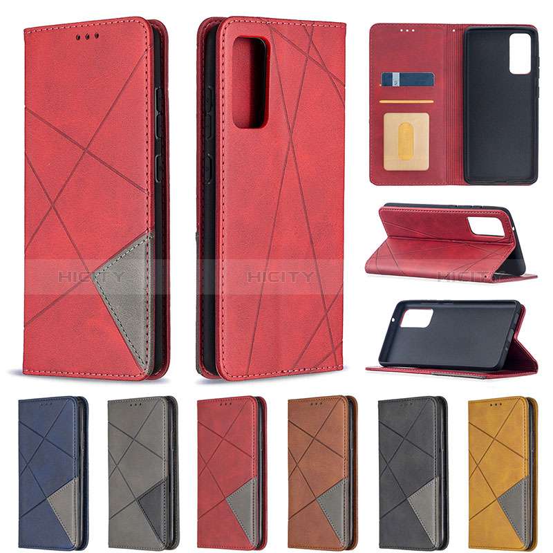 Handytasche Stand Schutzhülle Flip Leder Hülle B07F für Samsung Galaxy S20 FE 5G groß