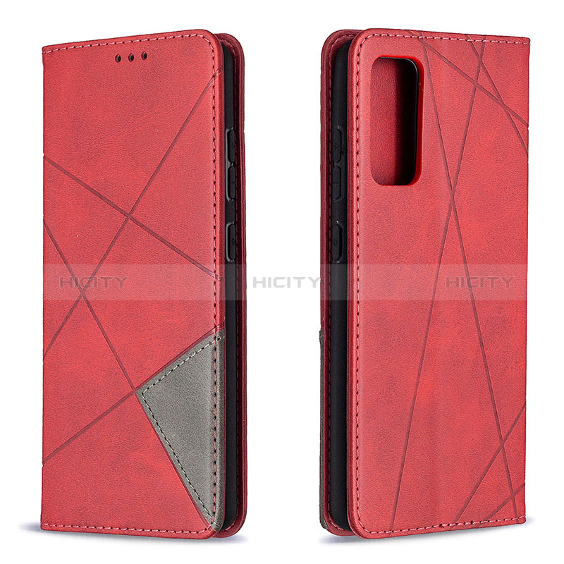 Handytasche Stand Schutzhülle Flip Leder Hülle B07F für Samsung Galaxy S20 FE 5G Rot Plus