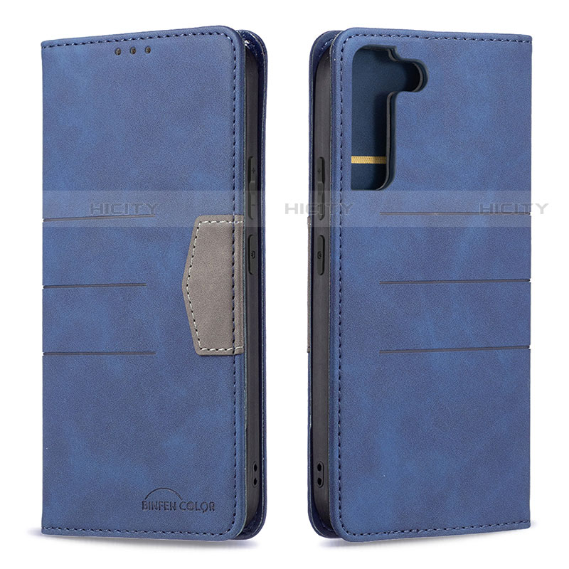 Handytasche Stand Schutzhülle Flip Leder Hülle B07F für Samsung Galaxy S21 FE 5G groß