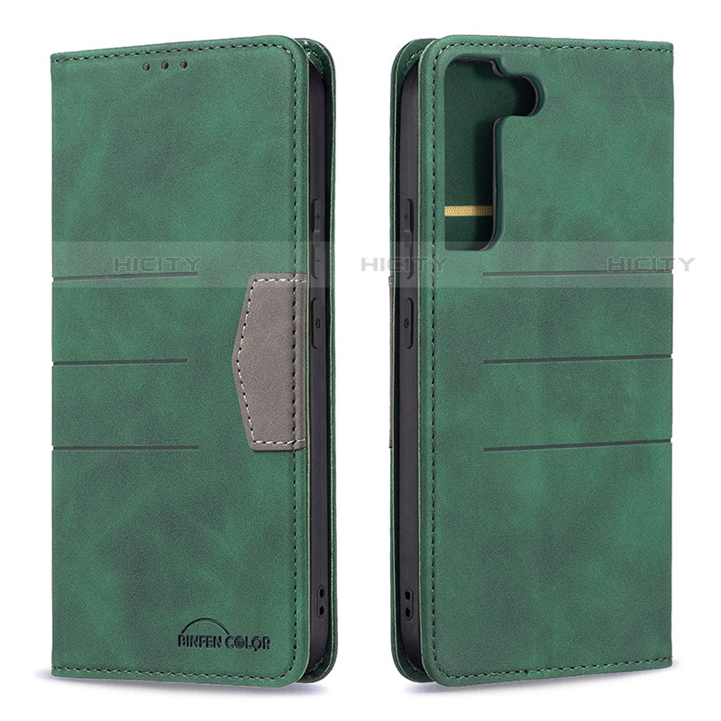 Handytasche Stand Schutzhülle Flip Leder Hülle B07F für Samsung Galaxy S21 FE 5G groß