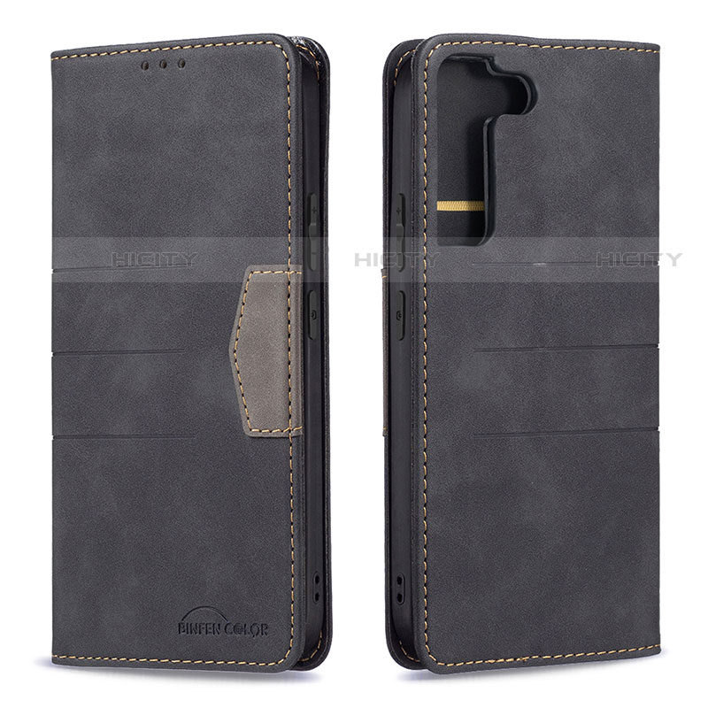 Handytasche Stand Schutzhülle Flip Leder Hülle B07F für Samsung Galaxy S21 FE 5G groß