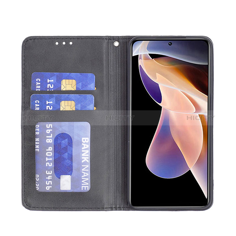 Handytasche Stand Schutzhülle Flip Leder Hülle B07F für Xiaomi Mi 11i 5G (2022) groß