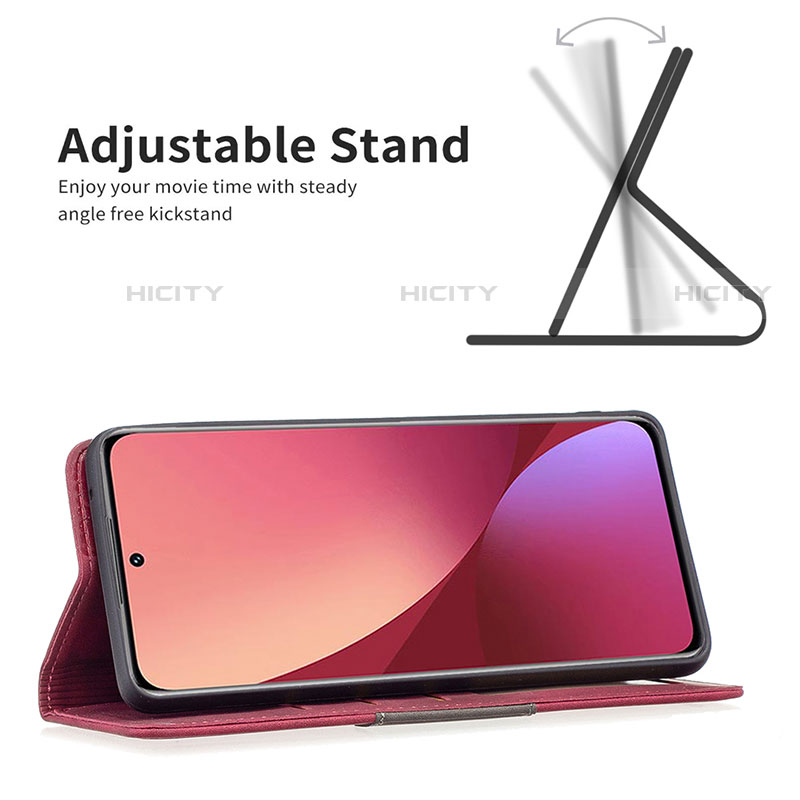 Handytasche Stand Schutzhülle Flip Leder Hülle B07F für Xiaomi Mi 12X 5G groß