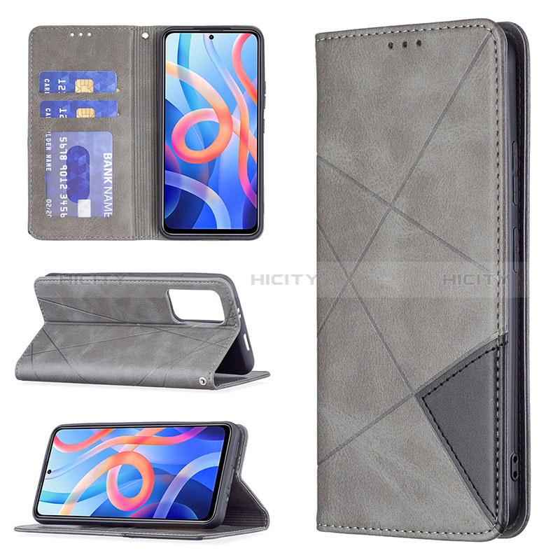 Handytasche Stand Schutzhülle Flip Leder Hülle B07F für Xiaomi Poco M4 Pro 5G