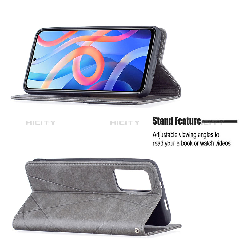 Handytasche Stand Schutzhülle Flip Leder Hülle B07F für Xiaomi Poco M4 Pro 5G