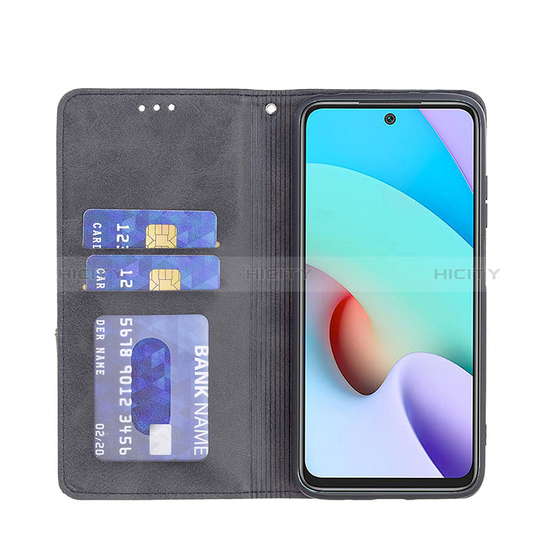 Handytasche Stand Schutzhülle Flip Leder Hülle B07F für Xiaomi Redmi 10 (2022) groß