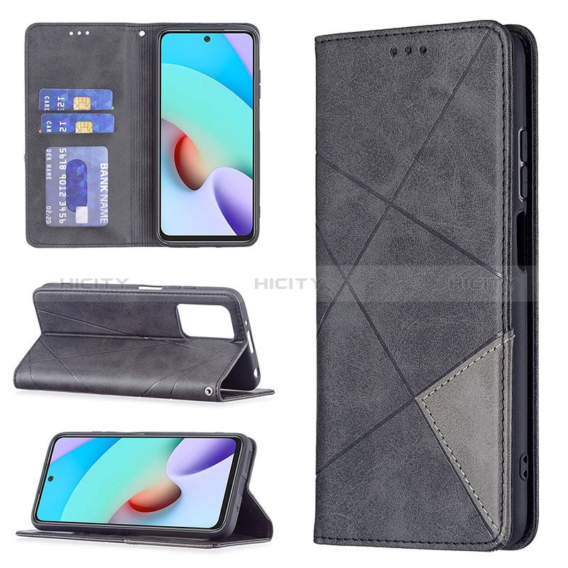 Handytasche Stand Schutzhülle Flip Leder Hülle B07F für Xiaomi Redmi 10 (2022) groß