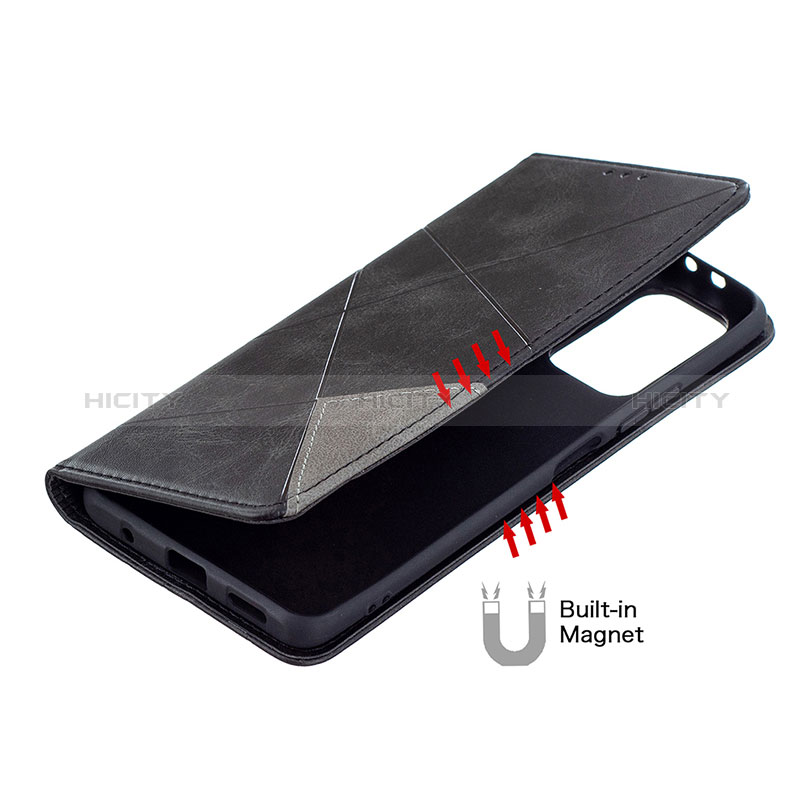 Handytasche Stand Schutzhülle Flip Leder Hülle B07F für Xiaomi Redmi Note 10 Pro 4G groß