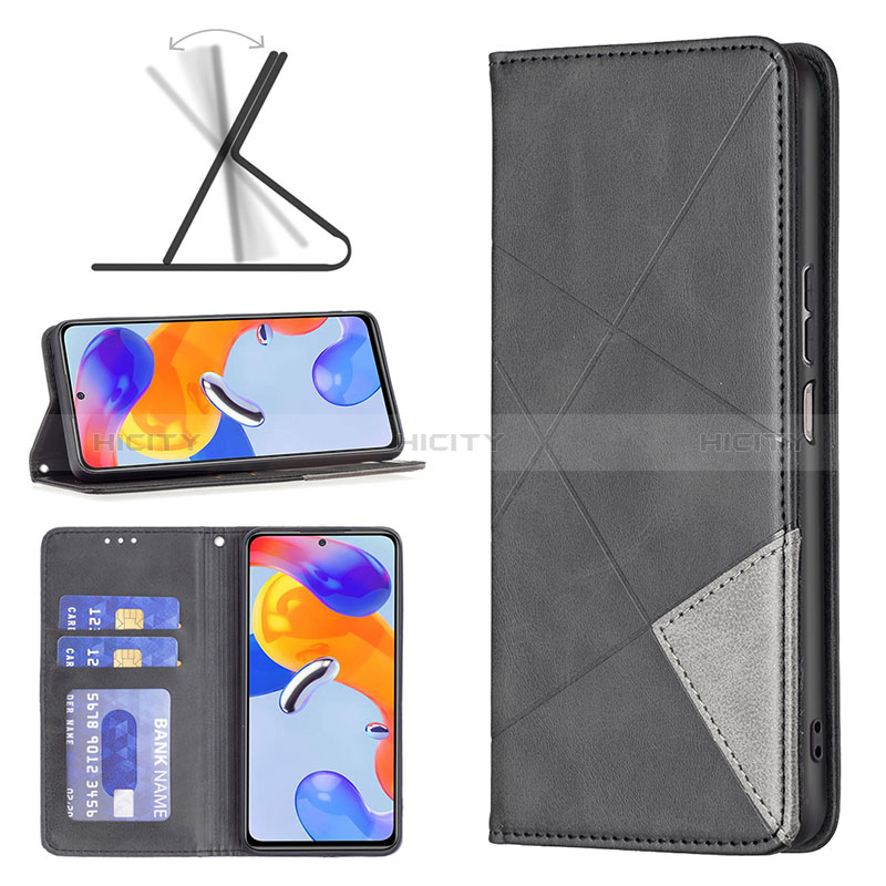 Handytasche Stand Schutzhülle Flip Leder Hülle B07F für Xiaomi Redmi Note 11 Pro 4G