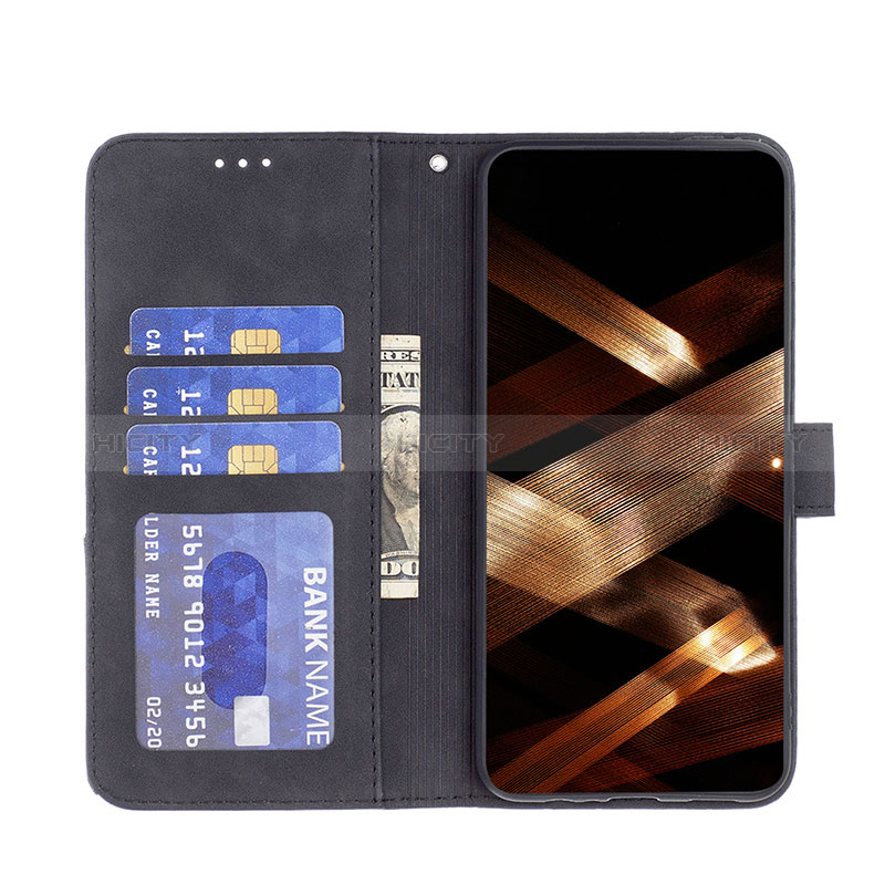 Handytasche Stand Schutzhülle Flip Leder Hülle B08F für Motorola Moto Edge 40 5G groß