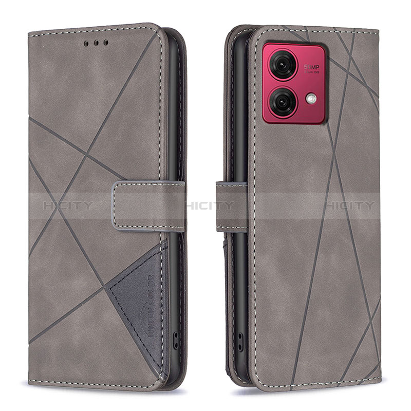 Handytasche Stand Schutzhülle Flip Leder Hülle B08F für Motorola Moto G84 5G