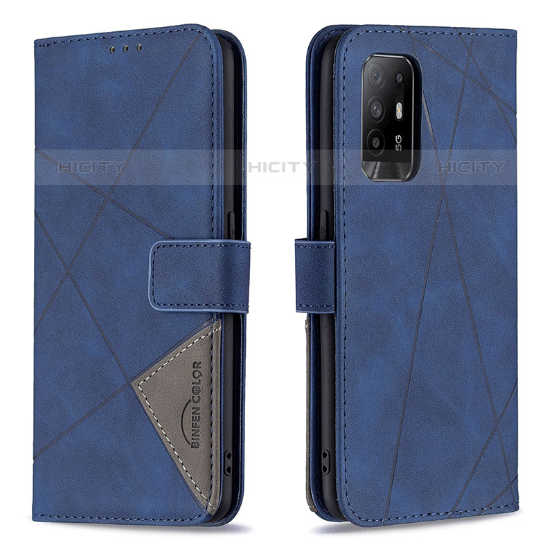 Handytasche Stand Schutzhülle Flip Leder Hülle B08F für Oppo A94 5G groß