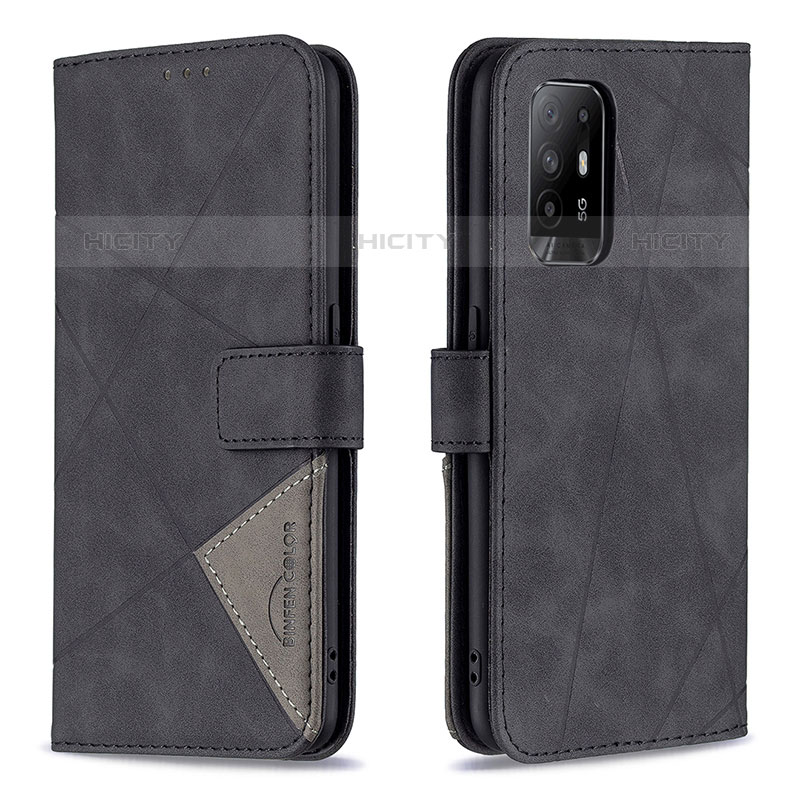 Handytasche Stand Schutzhülle Flip Leder Hülle B08F für Oppo A95 5G