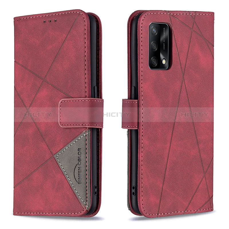 Handytasche Stand Schutzhülle Flip Leder Hülle B08F für Oppo F19