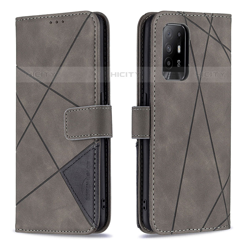 Handytasche Stand Schutzhülle Flip Leder Hülle B08F für Oppo F19 Pro+ Plus 5G