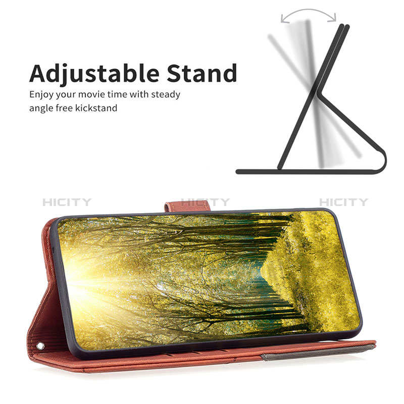 Handytasche Stand Schutzhülle Flip Leder Hülle B08F für Realme C30