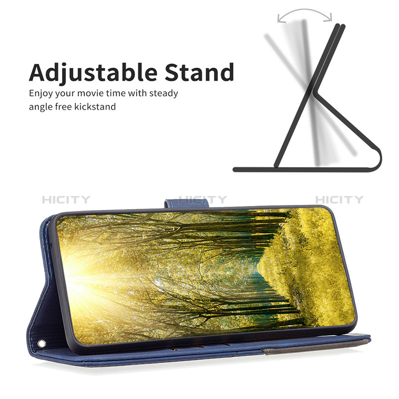 Handytasche Stand Schutzhülle Flip Leder Hülle B08F für Realme C51