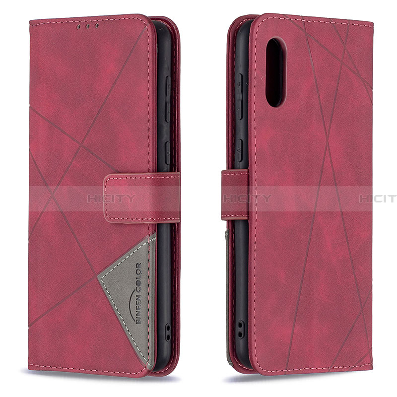 Handytasche Stand Schutzhülle Flip Leder Hülle B08F für Samsung Galaxy A02