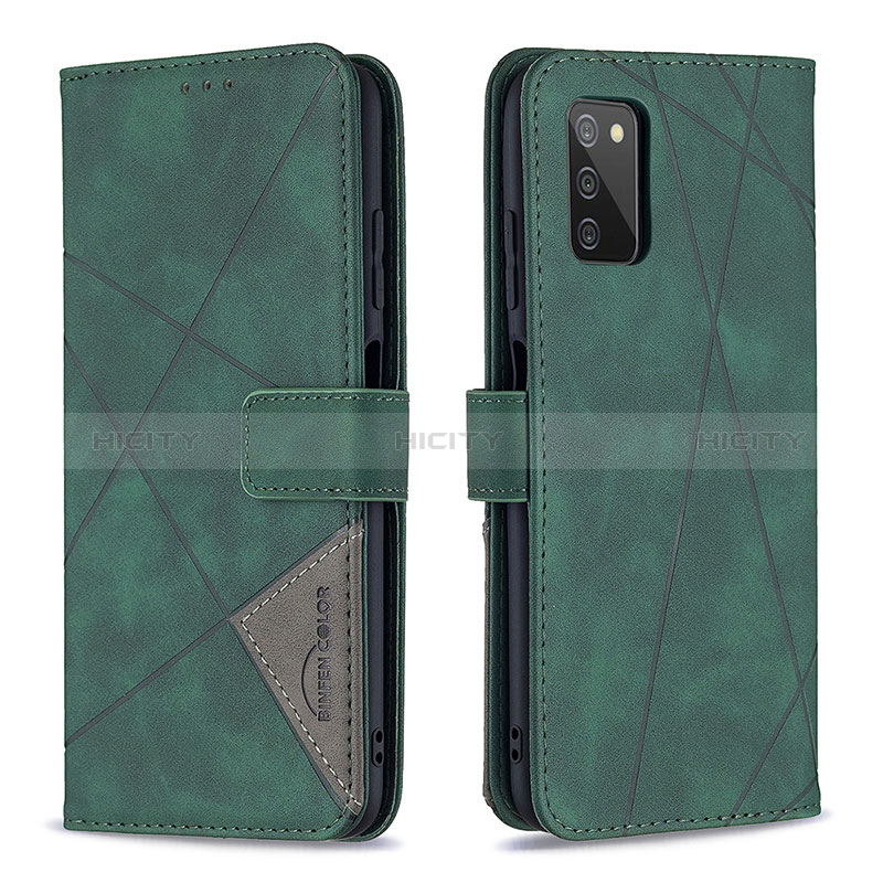 Handytasche Stand Schutzhülle Flip Leder Hülle B08F für Samsung Galaxy A02s