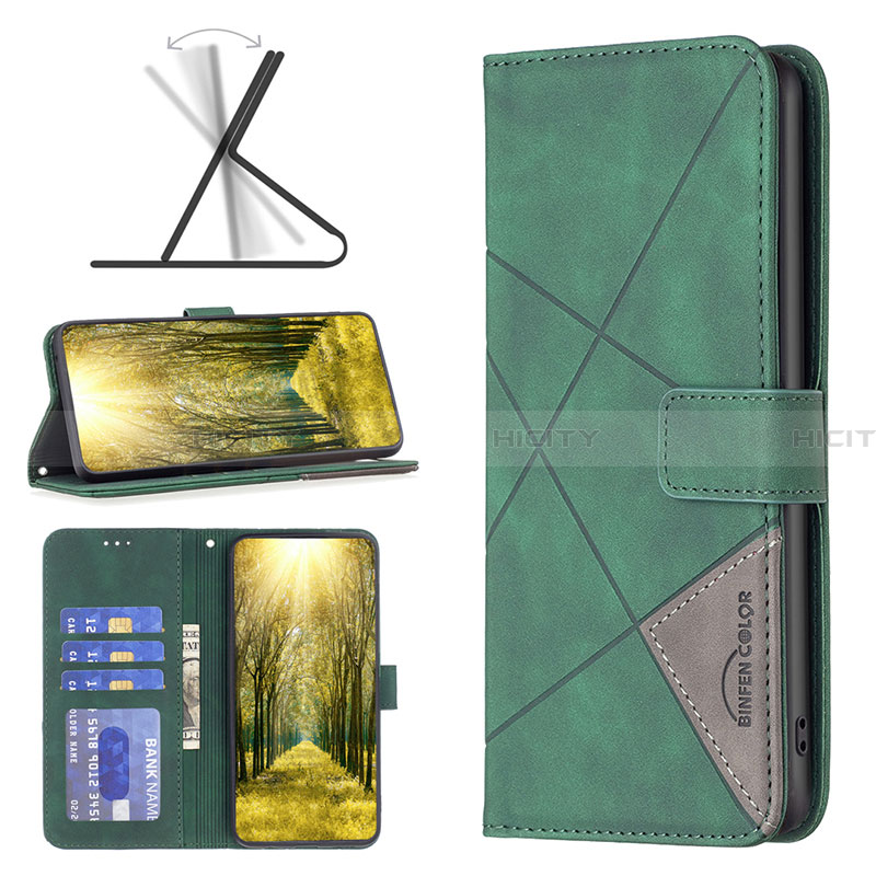 Handytasche Stand Schutzhülle Flip Leder Hülle B08F für Samsung Galaxy A04 4G groß