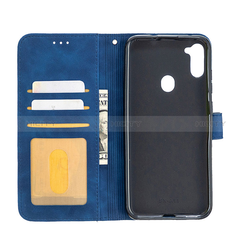 Handytasche Stand Schutzhülle Flip Leder Hülle B08F für Samsung Galaxy A11