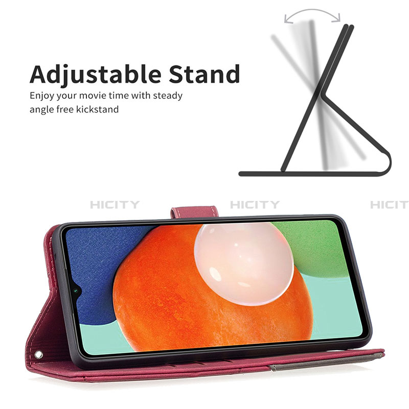 Handytasche Stand Schutzhülle Flip Leder Hülle B08F für Samsung Galaxy A13 4G