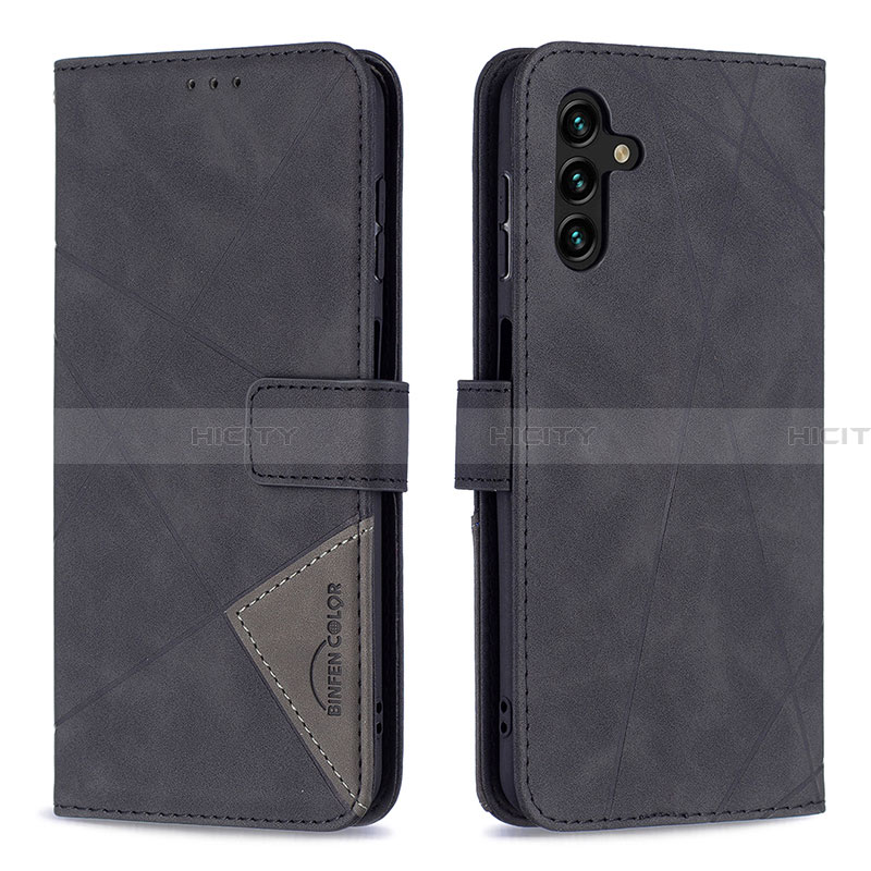 Handytasche Stand Schutzhülle Flip Leder Hülle B08F für Samsung Galaxy A13 5G groß