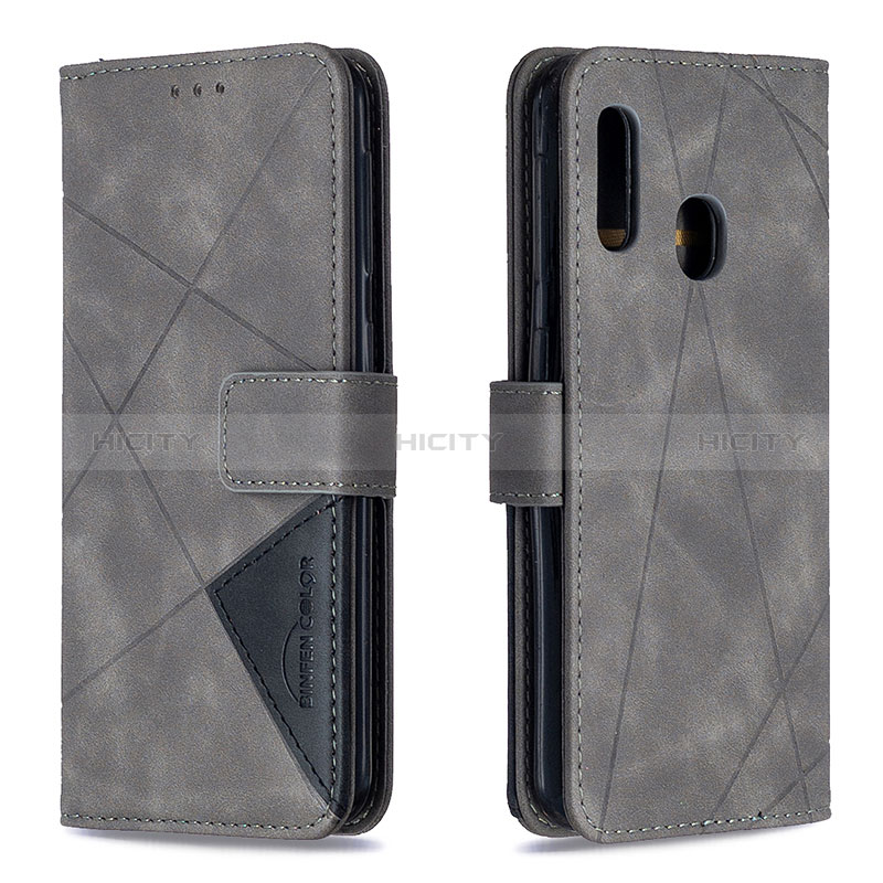 Handytasche Stand Schutzhülle Flip Leder Hülle B08F für Samsung Galaxy A20e