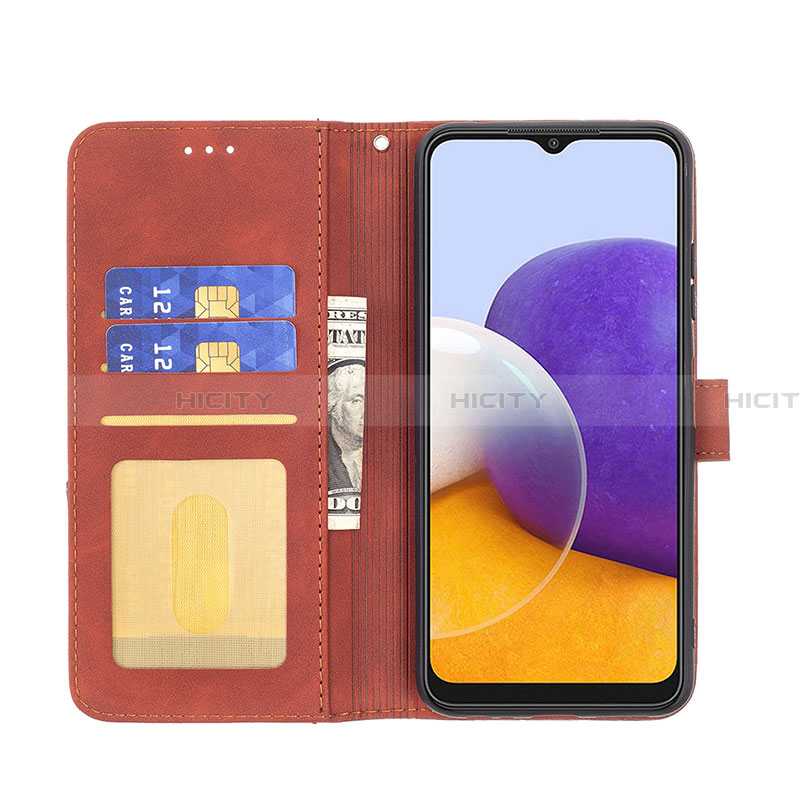 Handytasche Stand Schutzhülle Flip Leder Hülle B08F für Samsung Galaxy A22 5G