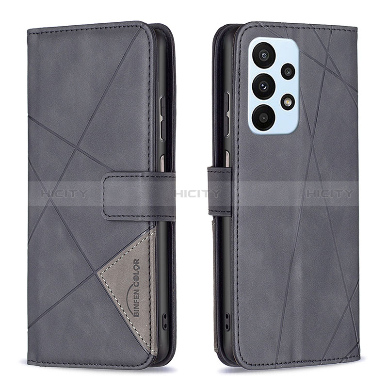 Handytasche Stand Schutzhülle Flip Leder Hülle B08F für Samsung Galaxy A23 5G