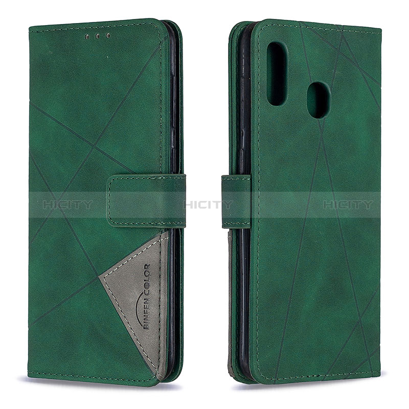 Handytasche Stand Schutzhülle Flip Leder Hülle B08F für Samsung Galaxy A30